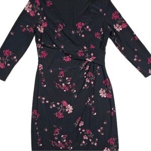 Floral Wrap Dress